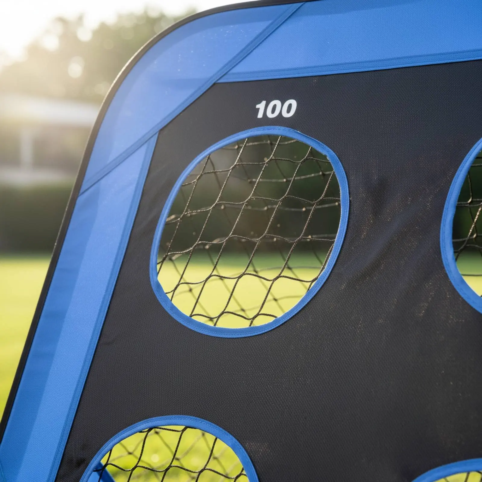 

Versatile Kids Kickball Net Includes Carry Bag Portable Kickball Training Net Weather-Resistant Sturdy Construction