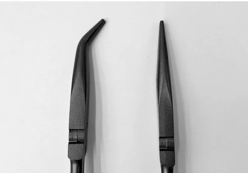 ShareShark Hochkarbonstahl 29cm Multifunktionale Angelzange Köderzange Langnasenzange Splitringöffner Angelwerkzeuge – Detail 12