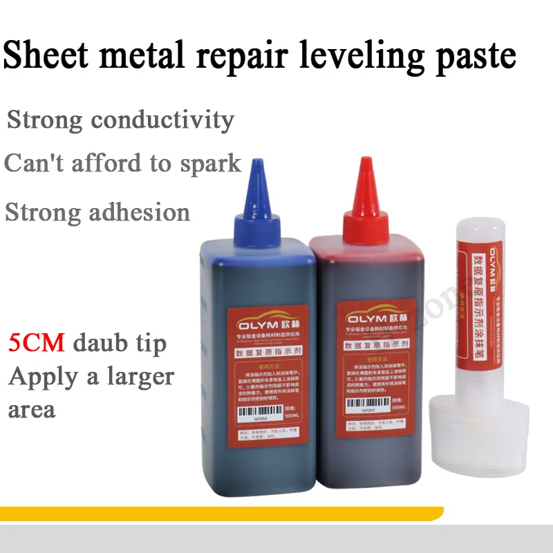 Sheet metal indicator no putty data recovery leveling auto depression repair tool sheet metal fluid repair machine accessories