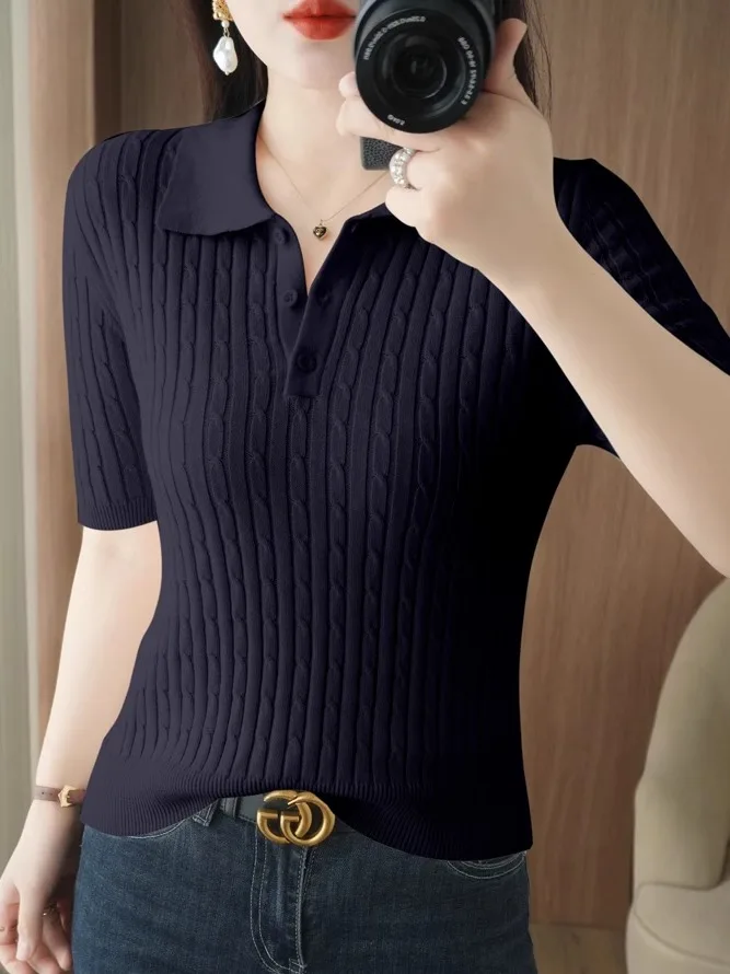 

Трикотажный жилет из чистого хлопка Slim Fit, тонкий топ f Sve, новинка 2025, цвет для поездок на работу, стандартная длина