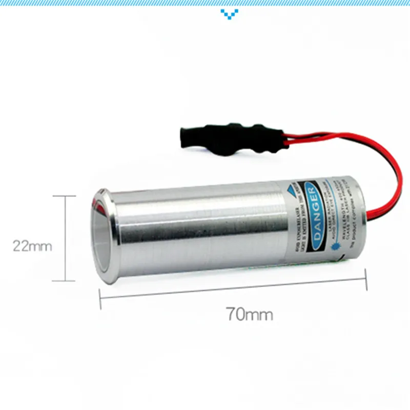 405nm Violet Laser Locator 250mw Laser Module 3-5v for Disco Light / Room Escape / Maze Props / Bar Dance Lamp Laser Test Tools