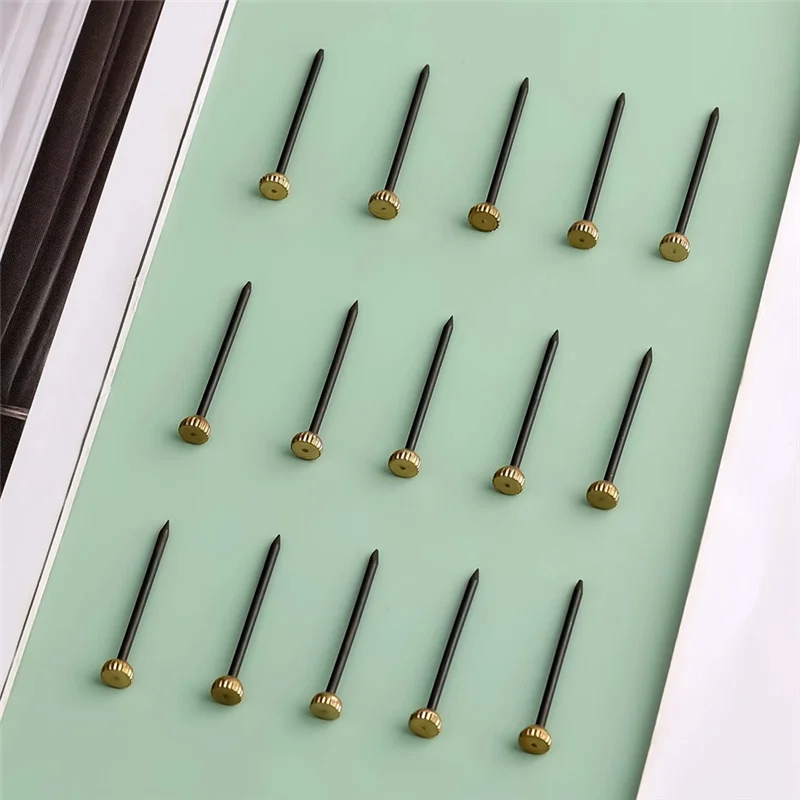 Promozione! 70 chiodi piccoli per appendere, chiodi per quadri, elementi di fissaggio a testa piatta per cornici, cornici sospese per la lavorazione del legno