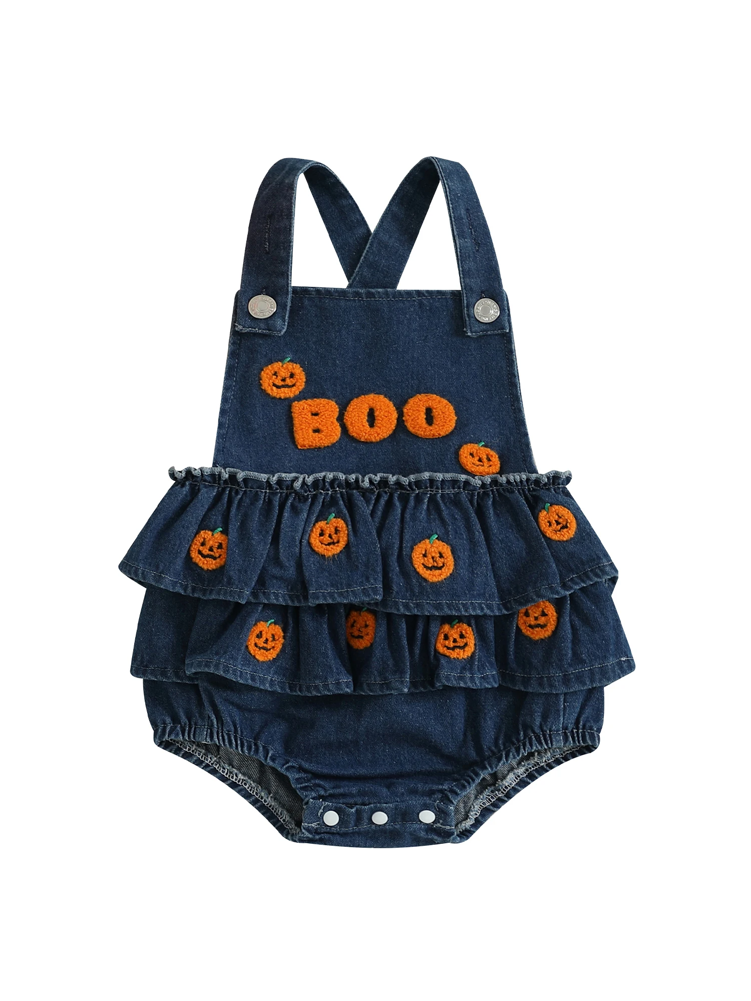 

Toddler Boy Halloween Plaid Shirt Pumpkin Spider Embroidered Long Sleeve Button Down Shirt Spooky Fall Outfit