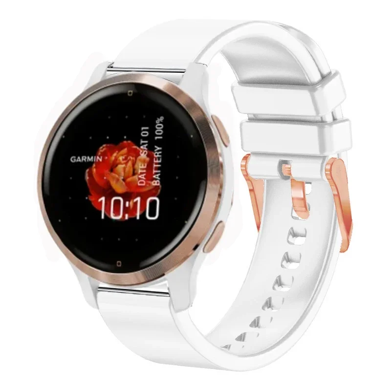 Cinturini da 18mm per cinturino Garmin Vivoactive 4S per Garmin Venu 2S 3S cinturino in silicone per Huawei Watch GT5 GT4 braccialetto da 41mm Correa
