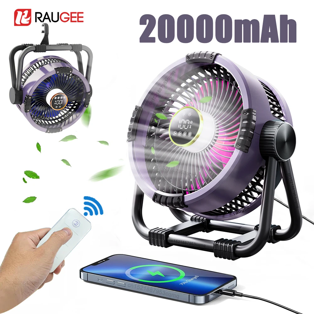 20000Mah Camping Fa…