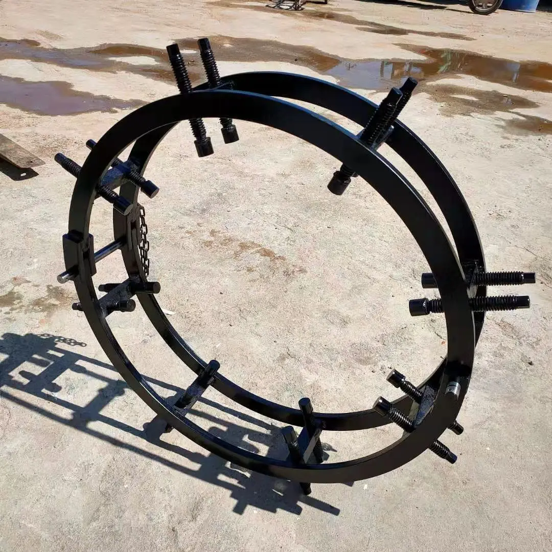 Long-distance pipeline welding external counterpart, double top wire fine-tuning fixed pipe special docking tool