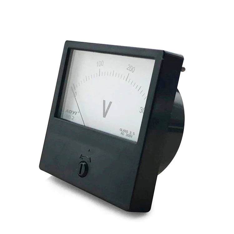 Instrumento de medição analógico 0-300V para voltímetro e amperímetro