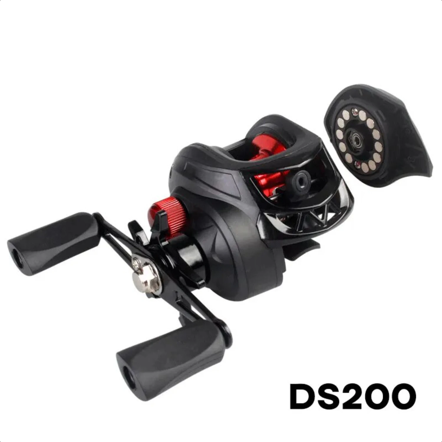 High Speed Baitcasting Reel with 8Kg Max Drag, Low Profile Design, and 3+1BB for Smooth Performance - Corrosion Resistant Fishin