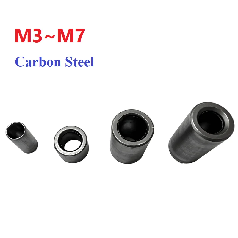 Inner Diameter 3mm 4mm 5mm 6mm 7mm Unthreaded Carbon Steel Bushing Washers Gaskets Round Hollow Standoff Spacer Sleeve