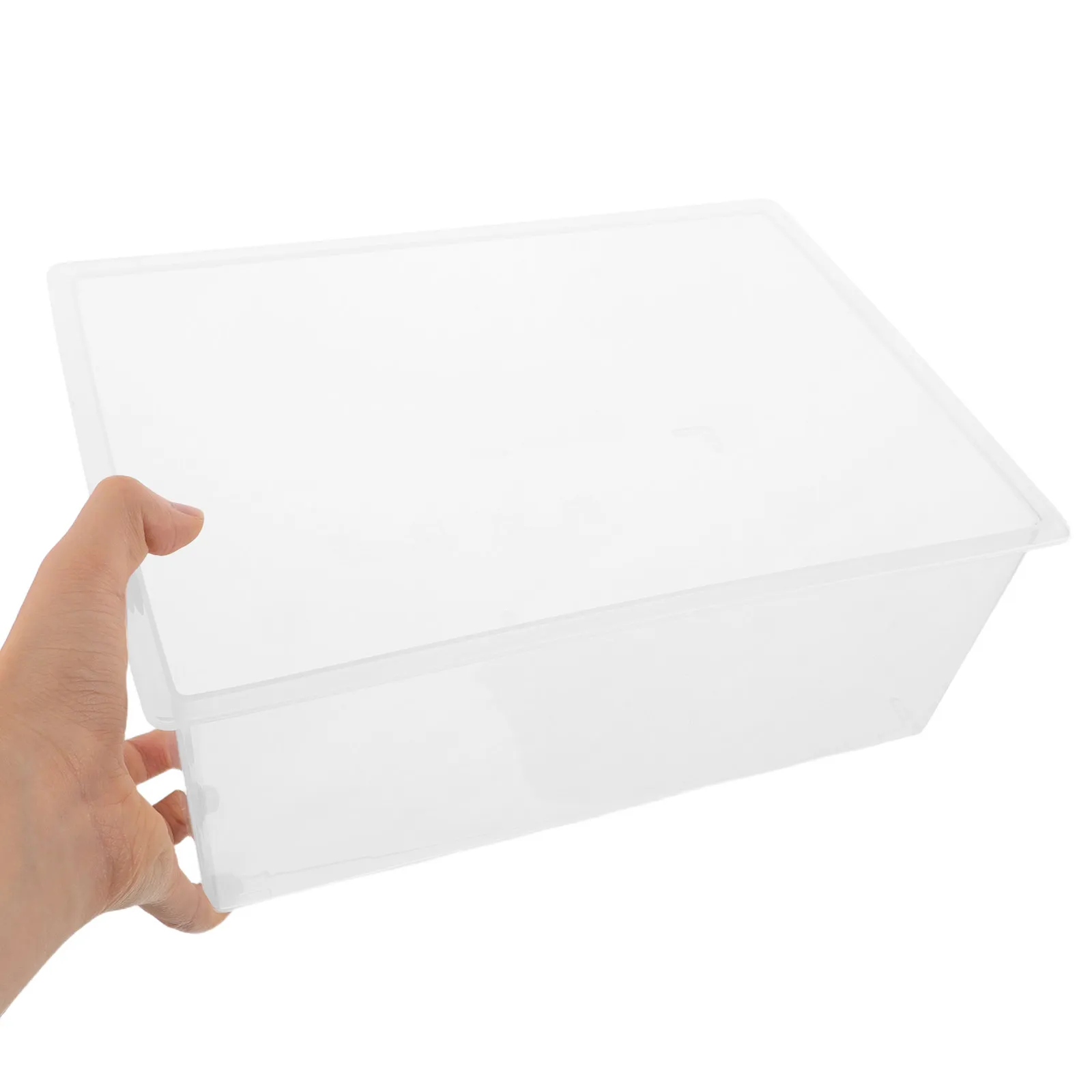 Square Transparent Plastic Basin 10.6x7.9x3.9 Lab Water Bowl for Cleaning Lab Tools Experimental Chemistry Liquid Container