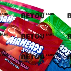 Reusable Plastic Storage Flat Bag 500mg Air Light Aluminum Foil Mylar Packaging Zipper Smell Proof Opp Pouches Custom Container