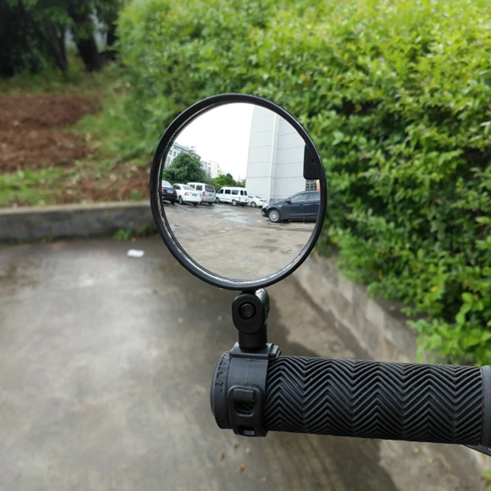 

2pcs Rearview Mirror Handle for Mountain Bike Adjustable Rotatable Mirrors Acrylic Resin ScratchResistant Easy