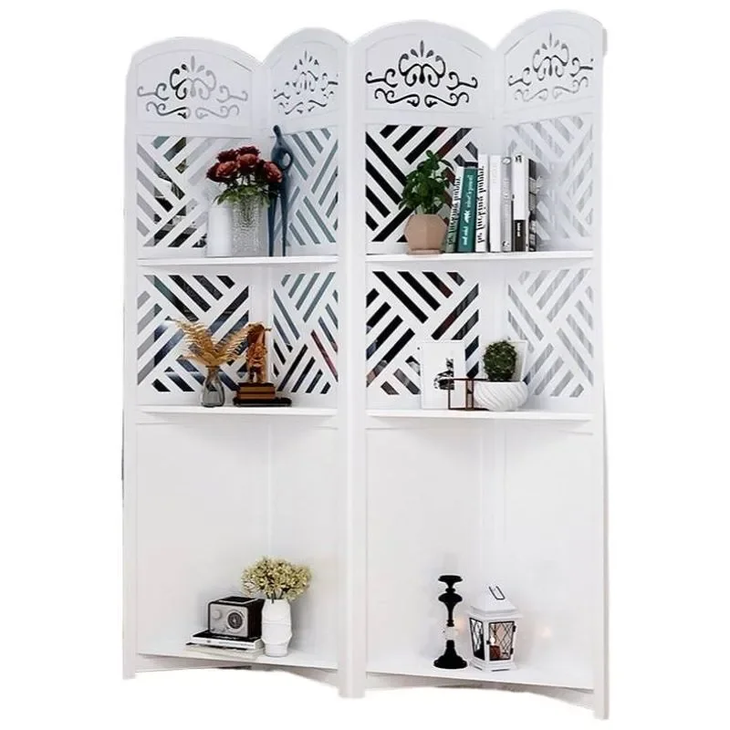 Foldable Room Divider Screen Portable Partition Wall for Living Room Bedroom Office Entrance Simple Home Decor Space