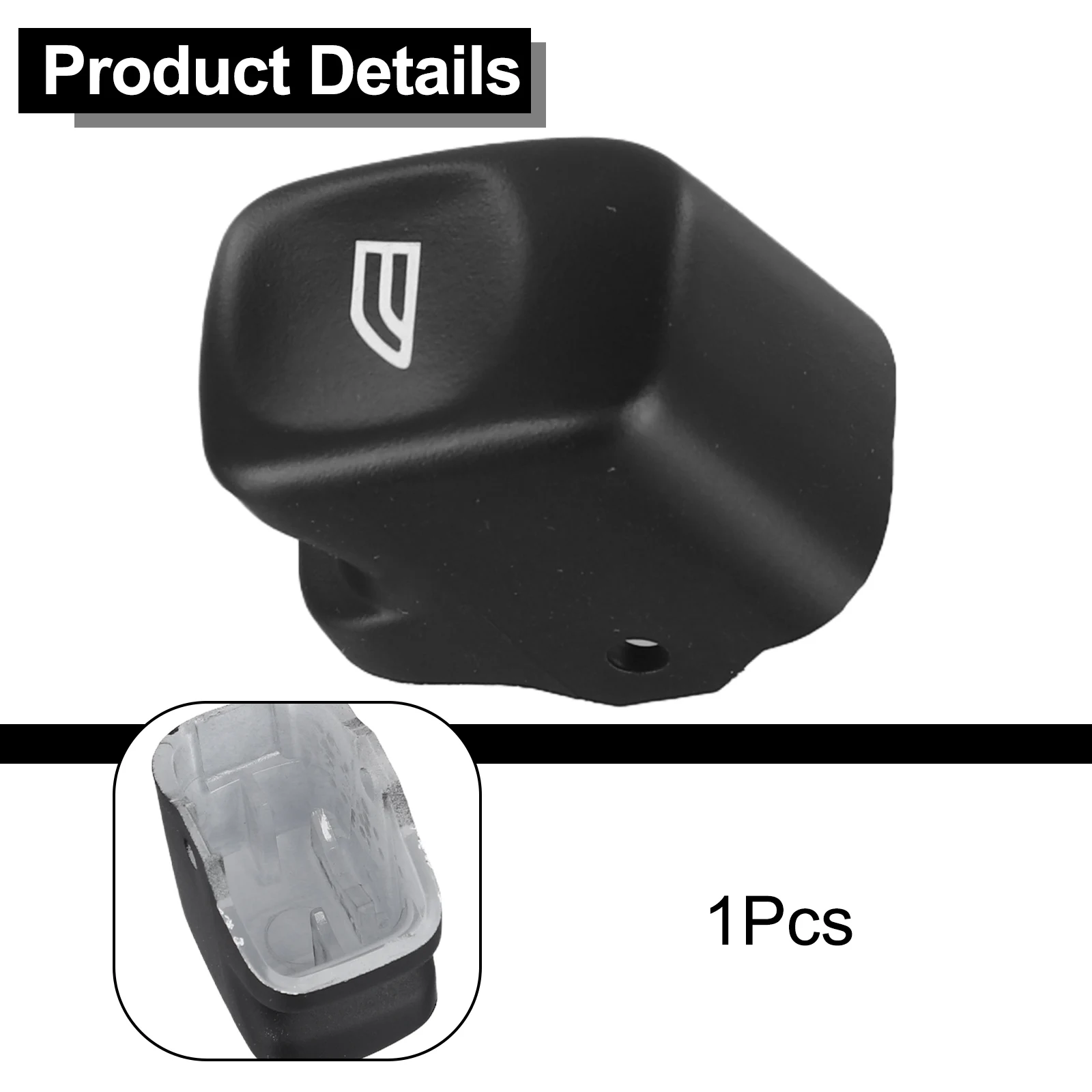 For Volvo S80 2004-2005 Control Switch Button Size As Picture Shows OEM Part Number 31295164 Plastic Material Black Color