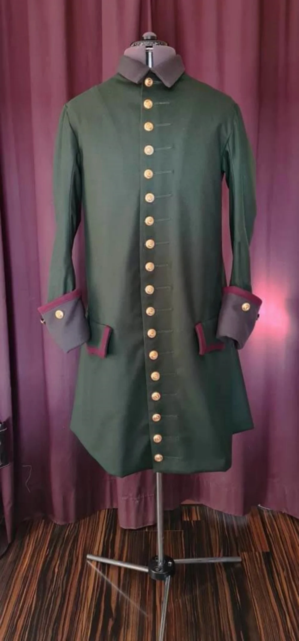

Men's Military Hussar Jacket Colonial Civil War Officer Soldier Uniform Victorian Regency Costume Imperial German Prussian Coat