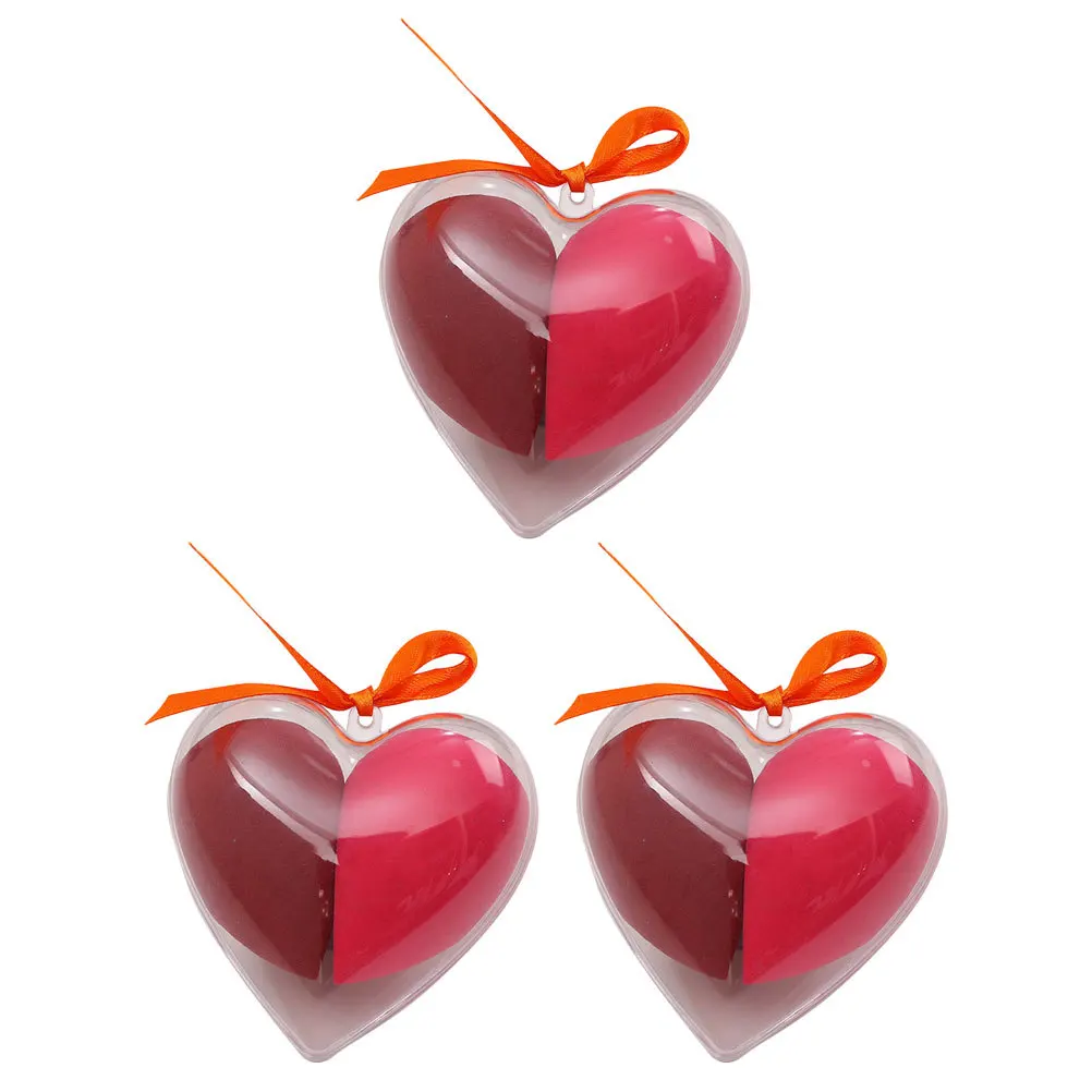 3 قطع من خلاط المكياج الإسفنجي للتجميل فائق النعومة ومرونة عالية لكريم الأساس الرطب والجاف للاستخدام أداة البيض