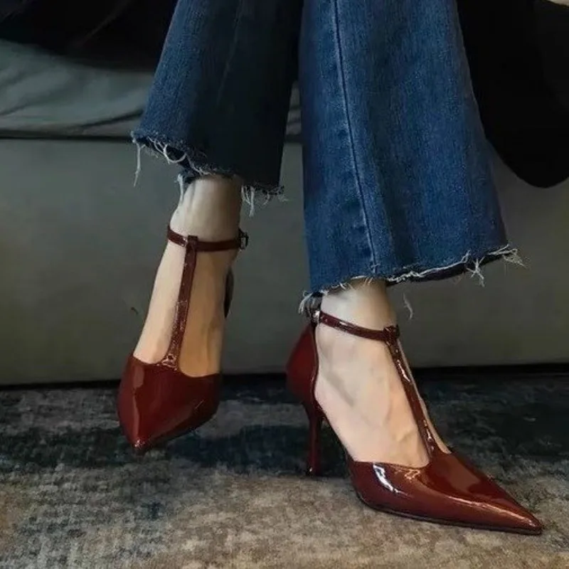 Spring Autumn Brand Women Pumps Shoes Fashion Pointed Toe Ladies Elegant Hollow Out Sandals Zapatilla De Muje