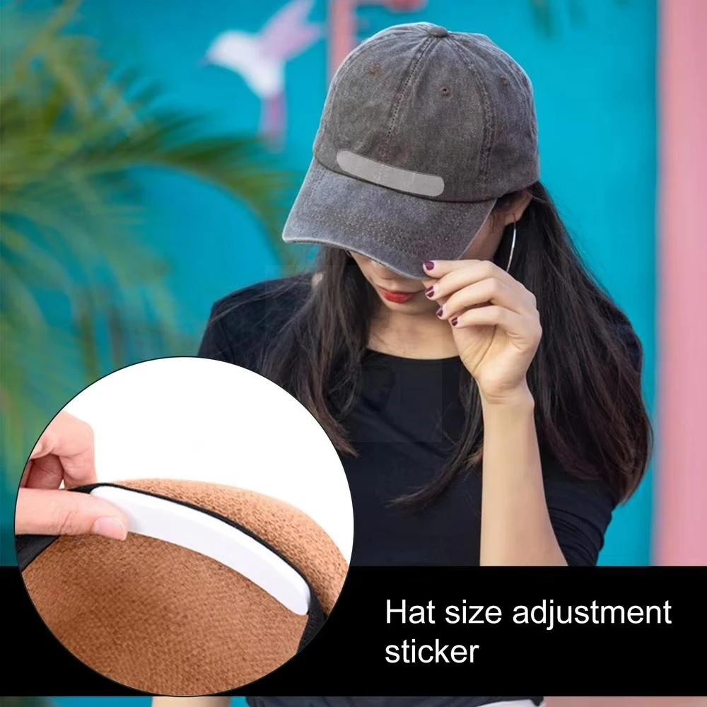 Hutverstellbänder, 10 Stück, selbstklebende Pads zum Anpassen der Hutgröße, Einfüllstücke zur Größenreduzierung für Baseballkappen, Fischerhüte, Sonnenhüte. – Detail 15