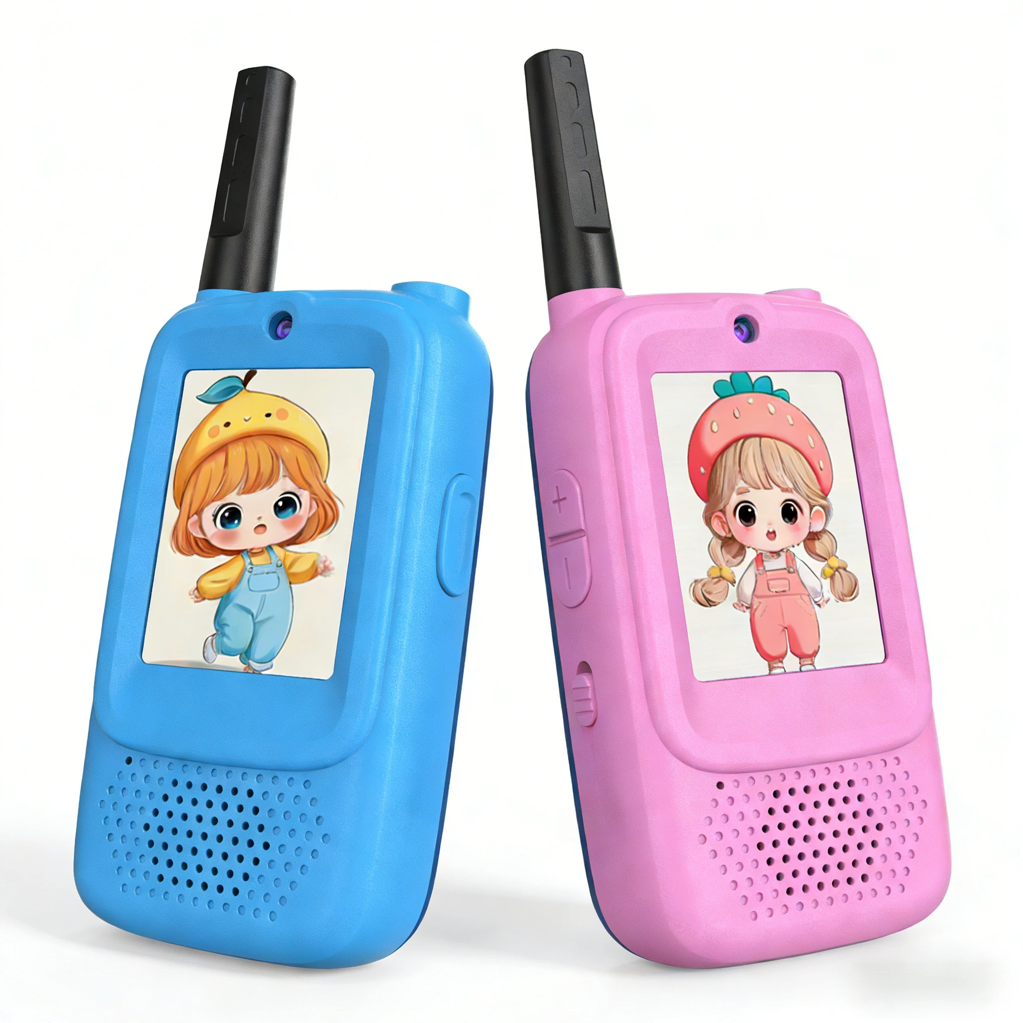 

2Pcs Children's Video Walkie-Talkies: Bluetooth HD Video Walkie-Talkies—Perfect Outdoor Gift for Kids