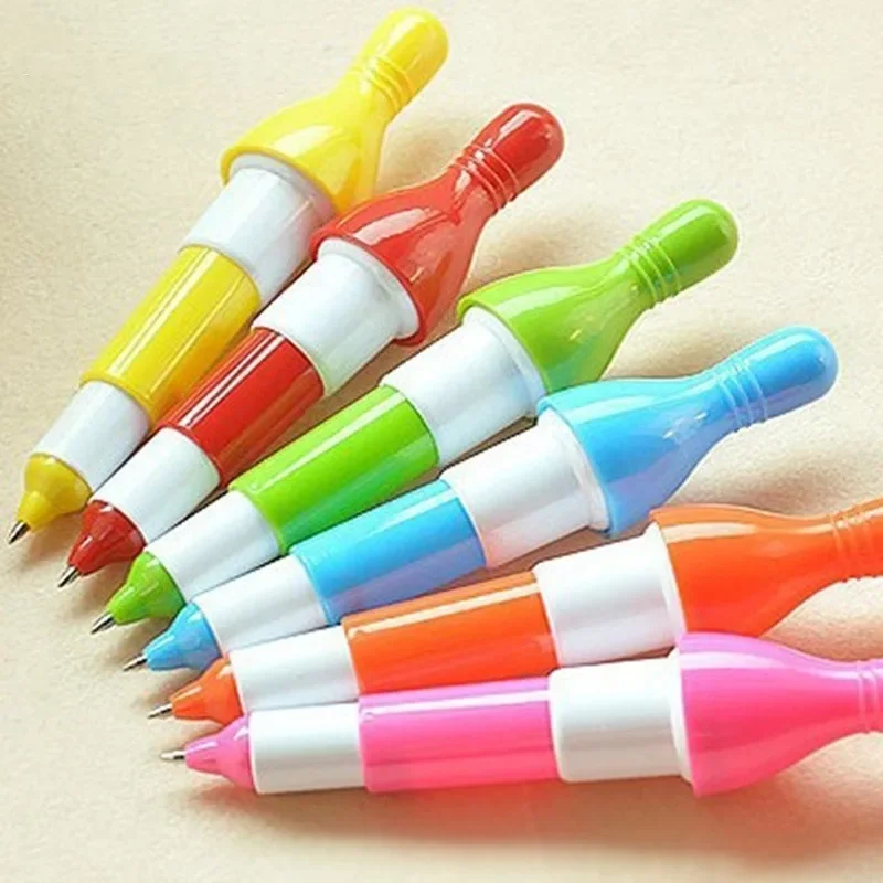 Cartoon Lovely Peacock Feathers and Bowling Pen Set 0.38mm Gel Pen Colorful Signing-pen Nice Stationery Gifts Random Color