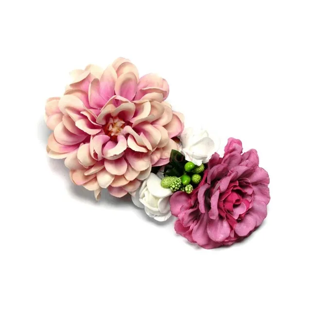 Stage performance headwear, flower girl simulation flower hair clip, children's dance hair accessory