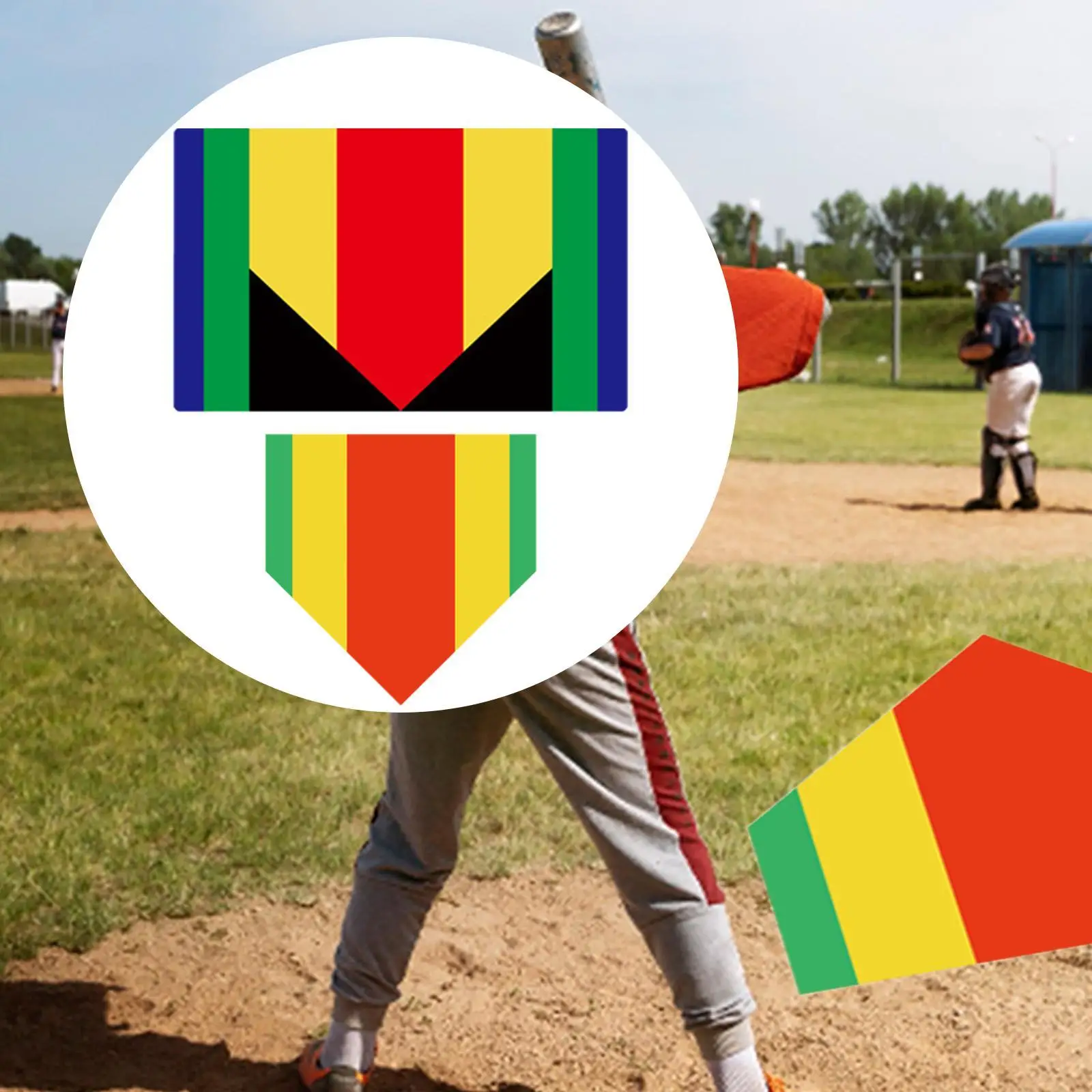 

Softball Batting Mat Non Slip Exercise Cushion Training Pad for Home Indoor Outdoor Garage Softball and Baseball Pitcher Floors