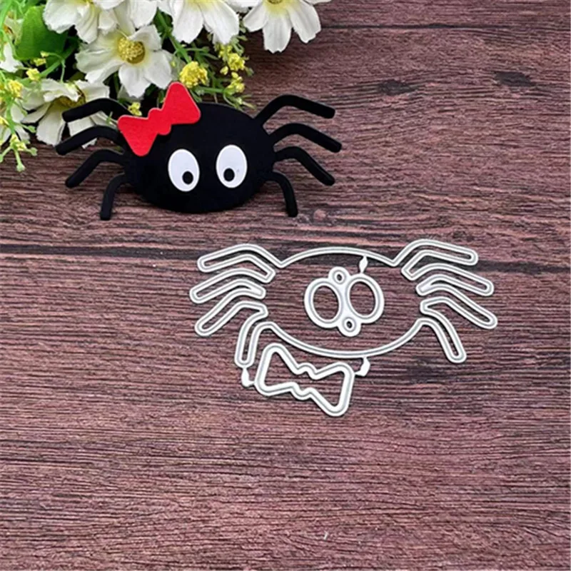 Spider Metal Cutting Dies Stencils For DIY Scrapbooking Decorative Embossing Handcraft Template