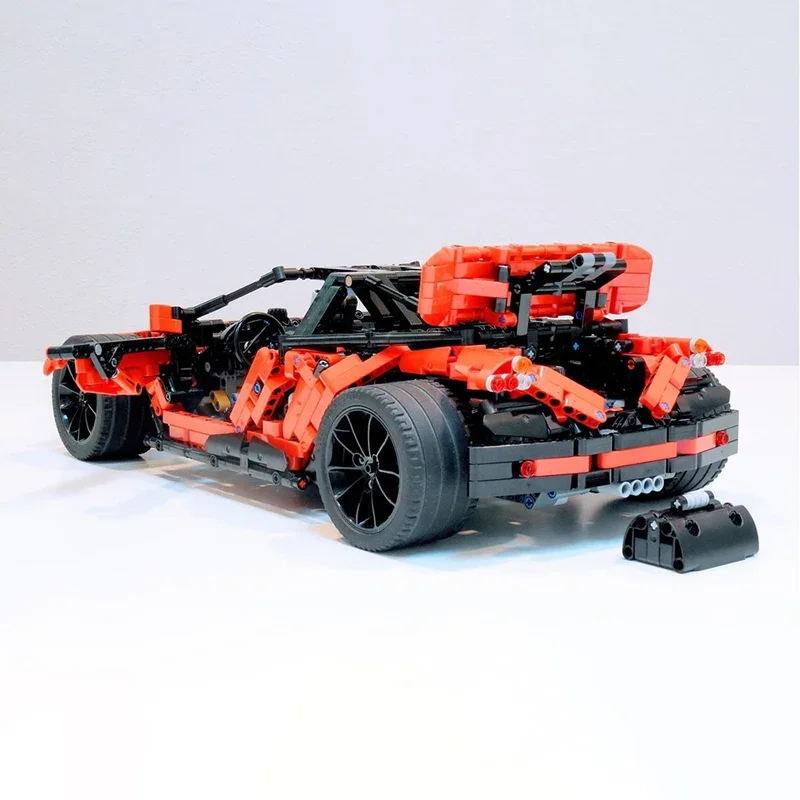 Moc ビルディングブロック 頑丈なスーパーカー テクノロジー モジュラーブリック モデル ギフト クリスマスおもちゃ DIY セット 組み立て