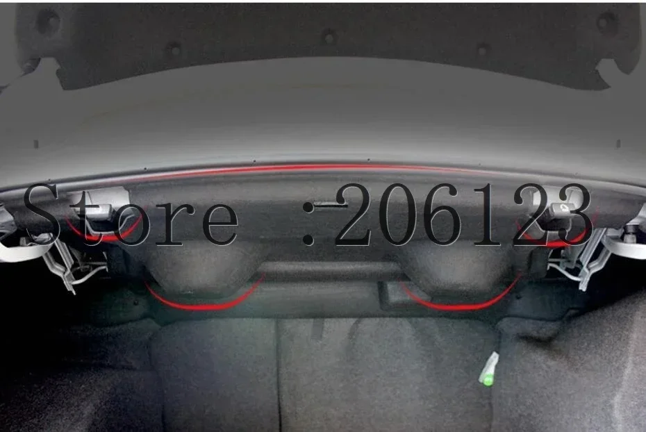 2016 2017 2018 2019 2020 2021 لشروليه ماليبو تصفيف السيارة جذع السيارة عازلة للصوت القطن حصيرة ملصق حماية 1 قطعة/المجموعة