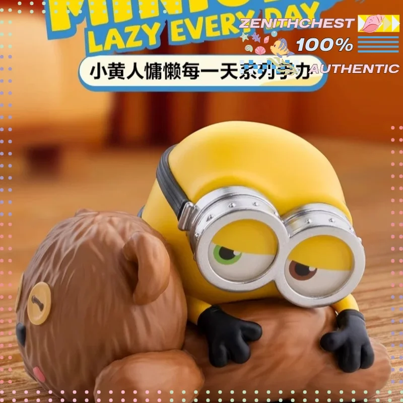 POPMART Minions Lazy Every Day Series Blind Box Figure Premium Collectible Designer Display Exclusive Keepsake Customized - view 5