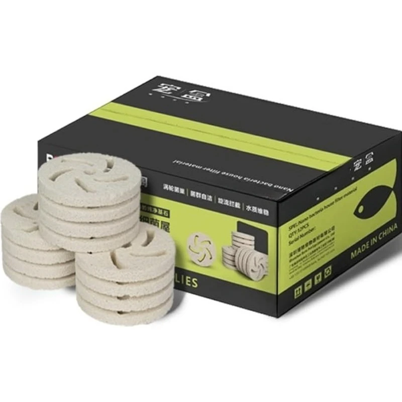 

Керамические биологические фильтрующие блоки для аквариумов и прудов с карпами кои, 12 шт.