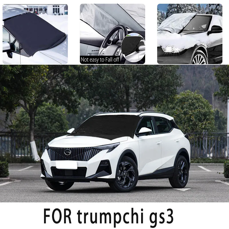 Car snowcover frontcover for trumpchi gs3 snowblocking heat insulation sunshade Antifreeze wind Frost prevention car accessories