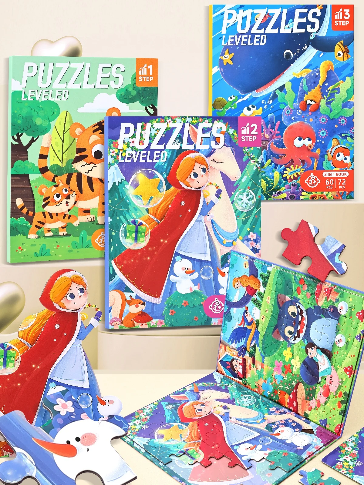 Magnetic Puzzle Book Magnetic Puzzle Toy Educational Toys Book Activities Games For Kids Boys Girls Road Trip Car Ride Learning