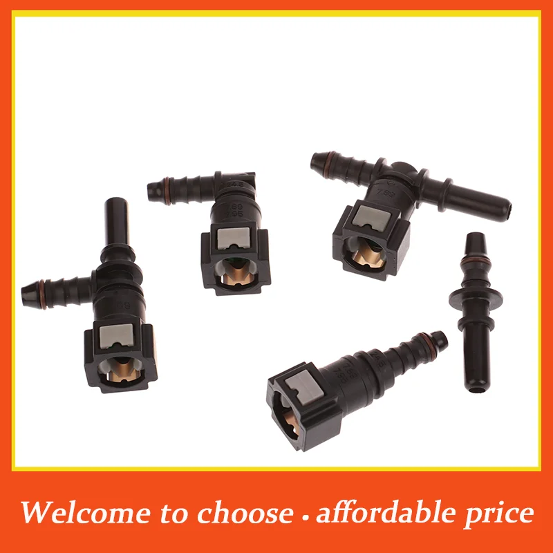 

Nylon 7.89 ID6 Auto Car Fuel Line Bundy Tee Hose Coupler Motorcycle Hose Coupler Quick Release Connect Connector Car Accessories