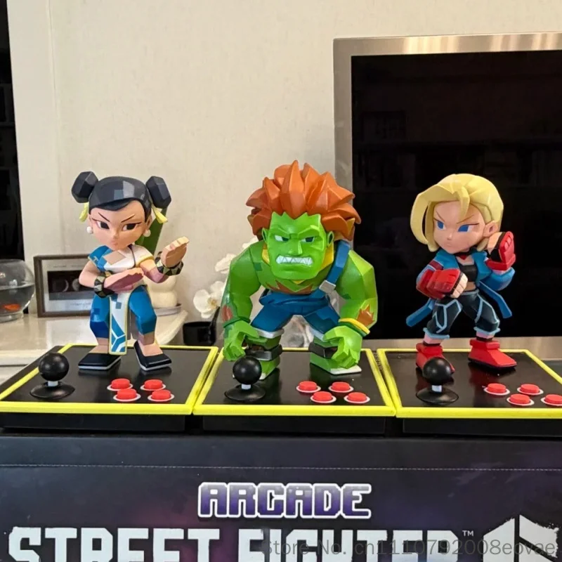 2026 Genuine In Stock Mighty Jaxx Street Fighter Arcade Game Pixel Series Blind Box Art Toy Figure Collection Decoration Model