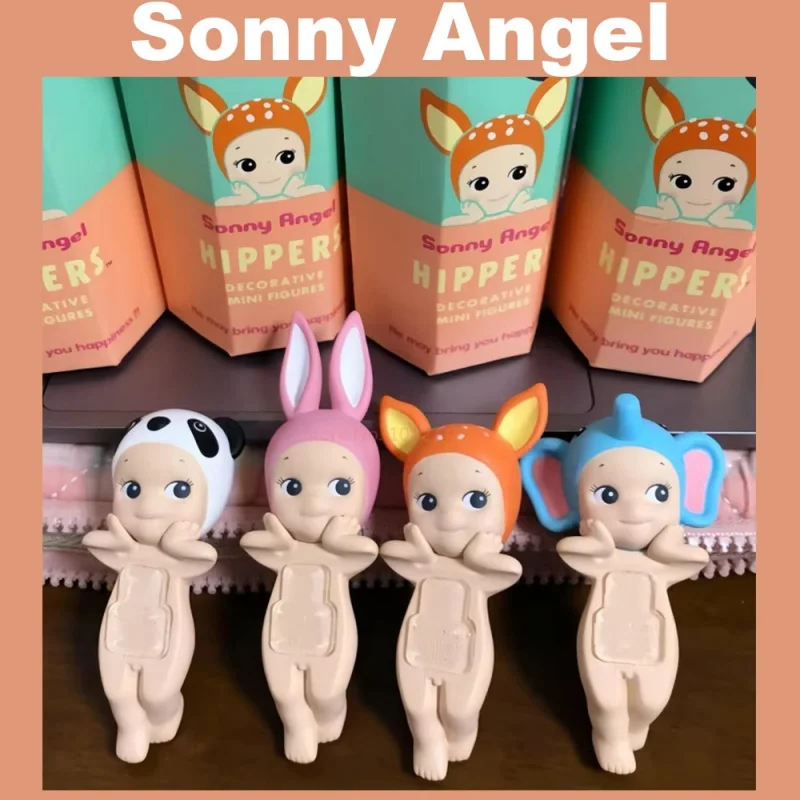 Caja ciega sorpresa misteriosa Sonny Angel Hipper Original, colgante de muñeca de dibujos animados, ordenador, conejo, teléfono, regalo de cumpleaños para el hogar