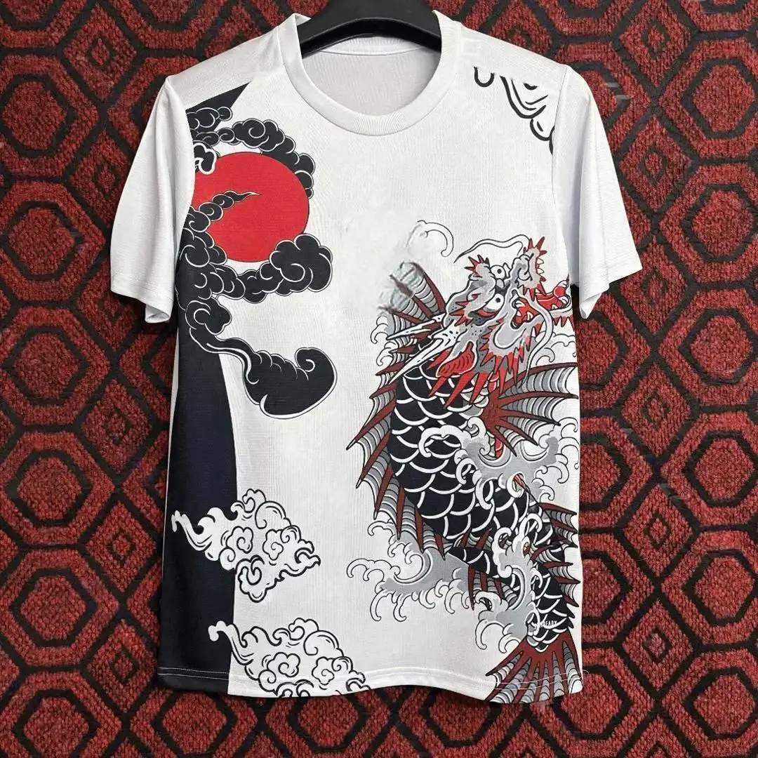 

2025 Summer New Football Training Clothes Sportswear T-shirt 3D Full Body Printing Breathable Top Cycling Clothes