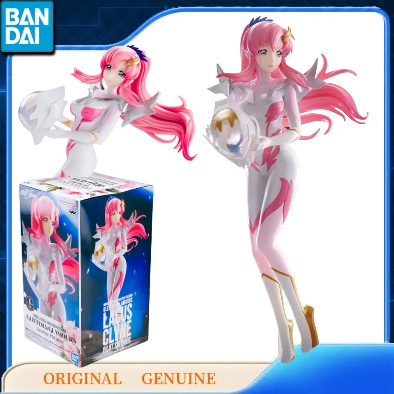 

Bandai Original Genuine GLITTER&GLAMOURS LACUS CLYNE PILOT SUIT VER Anime Action Figures Toys Gift Assembly Model Ornaments