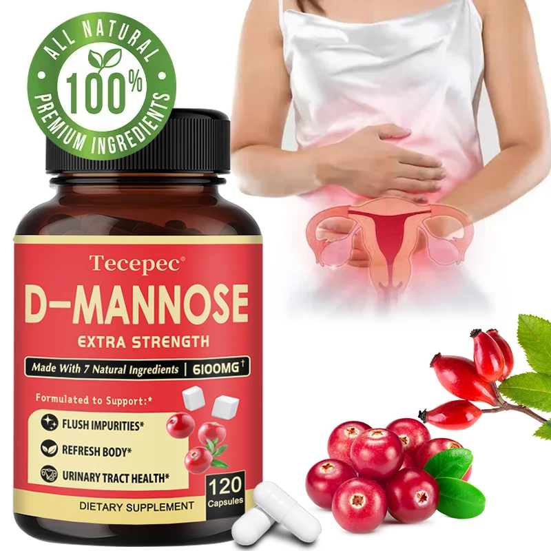 

Добавка Mannose поддерживает здоровье мочевого тракта, очищает, смыв и защищает травление мочеиспускания, без ГМО, без глютена