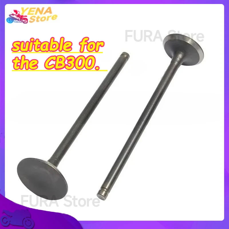 

The intake and exhaust valve rods for motorcycle engines are suitable for the CB300.