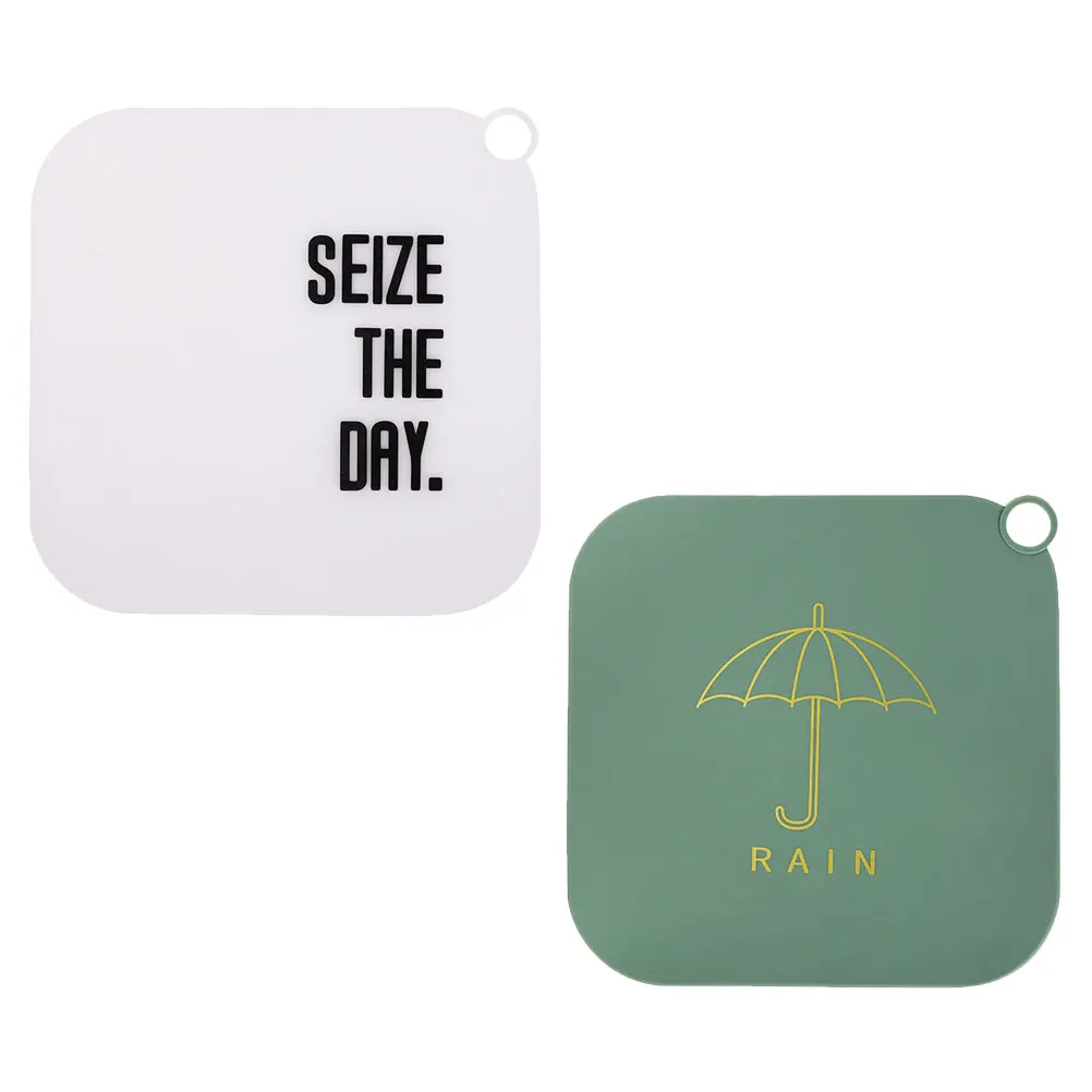 

2 Pcs Floor Drain Cover Silicone Kitchen Pad Bathroom Deodorant Device Household Shower Washing Machine Bathtub Drainage Soft