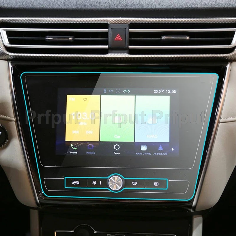 Tempered glass screen protector film For MG5 MG 5 2020 2021 10.1 inch Car radio GPS Navigation