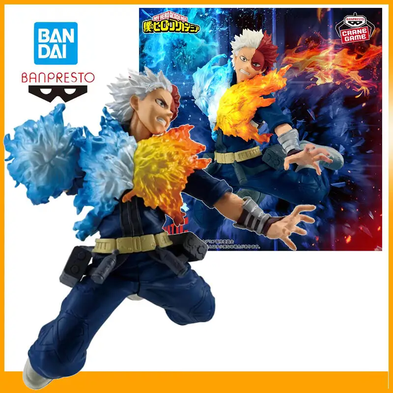 

Original Bandai Banpresto My Hero Academia Maximatic Shoto Todoroki Prize Figure Anime Action Figures Model Desktop Decoration