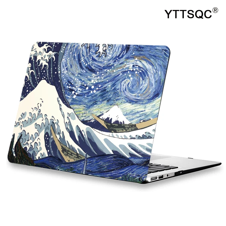 Ukiyoe The Great Wave Starry Night Case for Macbook neo Air 13 Pro 13 15 A2338 Touch Bar for Mac Book Pro 16 Matte Hard Shell