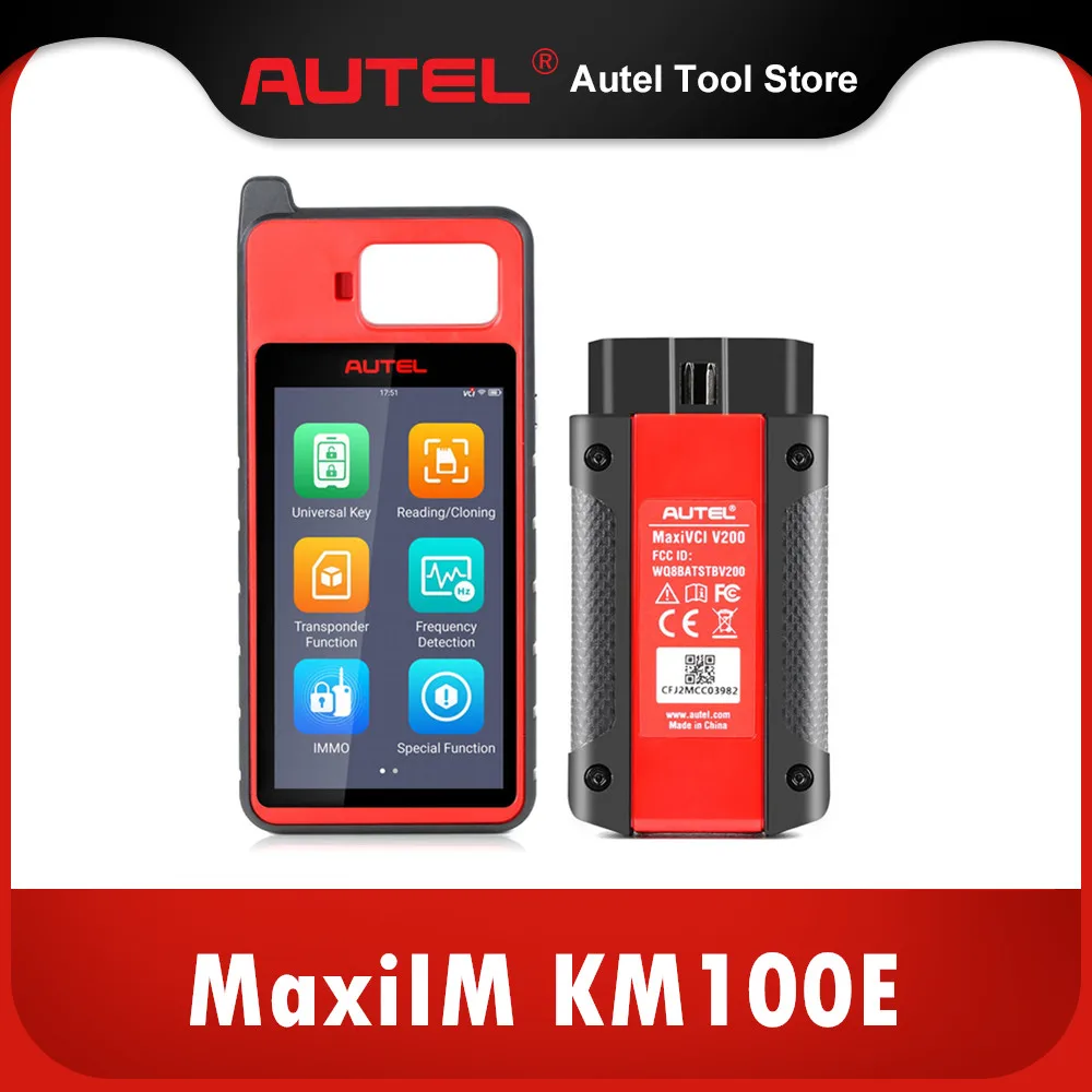 

Autel MaxiIM KM100E Universal Key Generator Kit Support Transponder Reading/ Cloning and IMMO Learning Free Update Online