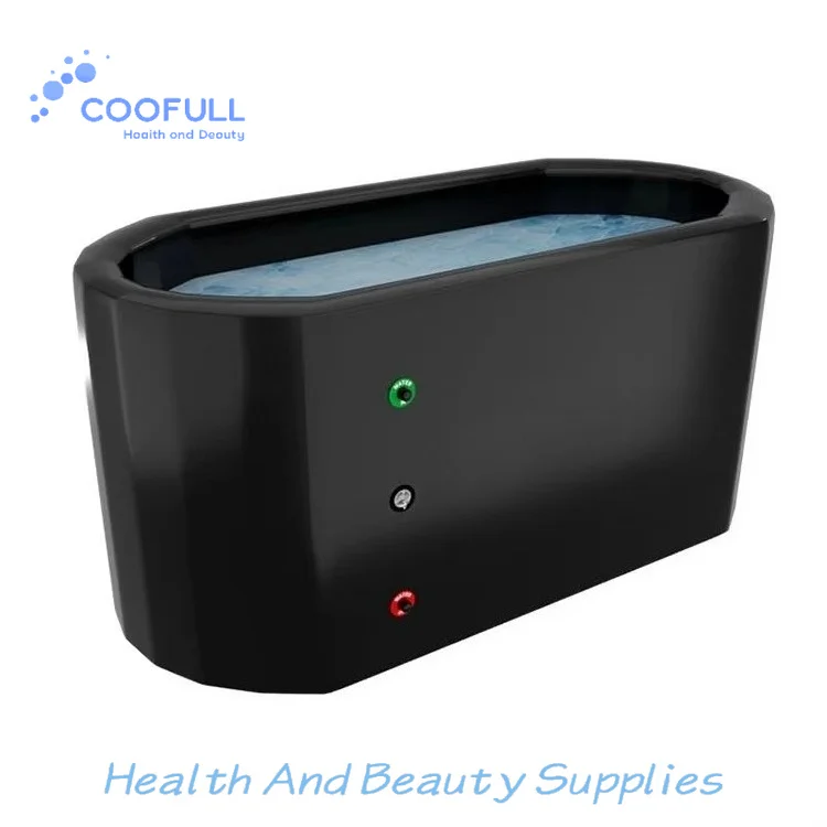 Coofull Outdoor Portable PVC Drop Stitch Fabric Tub Inflatable Ice Bath Bucket Foldable Cold Plunge Ice Bathtub for Therapy
