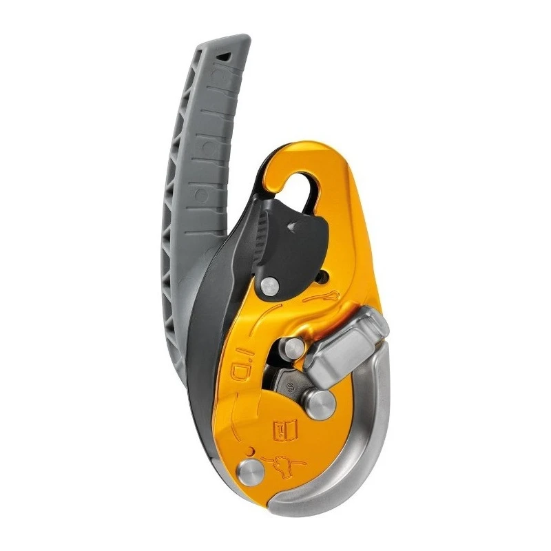 

Automatic stop descender with anti-panic function