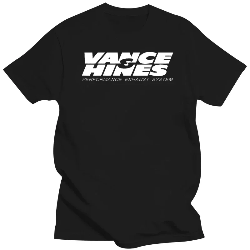 Inspired Motorcycle Racing Exhaust Systems  VANCE  HINES SUMMER T-SHIRT  Size S to 5XL graphic t shirts