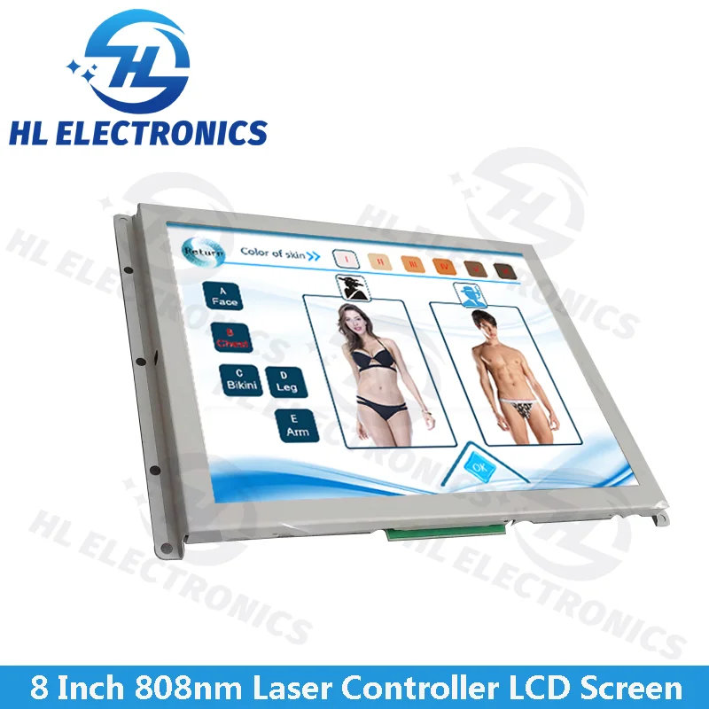 8 Inch 808nm LCD Screen Display with Control Board For 808nm diode laser machine