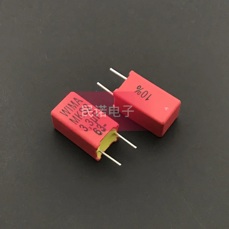5/10/50pcs German WIMA Film Capacitor MKS2 63V 335 63V 3.3UF 3U3 Pitch 5mm Audio passive capacitor